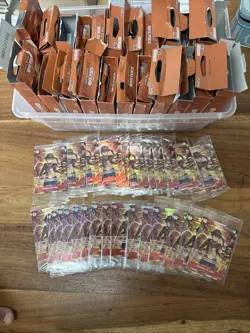 28x Sealed One Piece TCG Monkey D Luffy Promo + Over 1300 Cards From treasure B - Image 1