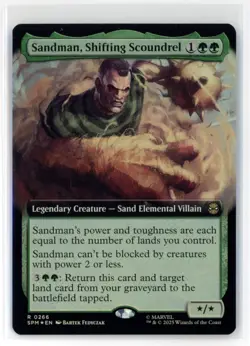 MtG SPM Sandman, Shifting Scoundrel #233 Extended FOIL - Image 1