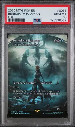 Benedikta Harman - (Showcase) Foil Final Fantasy MTG PSA 10 - Image 1