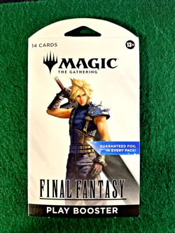 Magic the Gathering Final Fantasy Sleeved Booster Pack Factory Sealed - Image 1