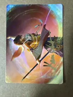 MTG Magic The Gathering Final Fantasy Yuna Grand Summoner Art Series Stamped - Image 2