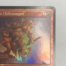 MTG Sardian Cliffstomper 383 Promo Pack: The Brothers' War PPBRO Uncommon Foil - Image 3