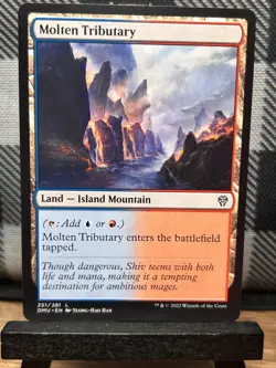 MTG TCG: Molten Tributary 251/281, Dominaria United - Image 1
