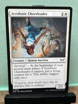 MTG TCG: Acrobatic Cheerleader 1, Duskmourn: House of Horror - Image 1