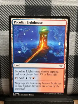 MTG TCG: Peculiar Lighthouse 265, Duskmourn: House of Horror - Image 1