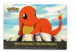 2000 Topps Pokemon TV Animation Series 2 #EP11 Charmander - The Stray Pokemon EX - Image 1