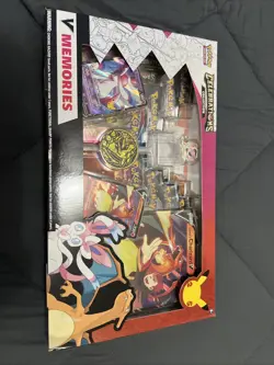SEALED Pokemon Celebrations Special V Memories Lance's Charizard & Dark Sylveon - Image 1