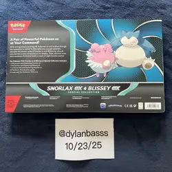BRAND NEW Pokemon TCG - Snorlax ex & Blissey ex Special Collection - Image 2