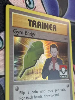 2016 Pokemon League Promo Holo #XY210 Gym Badge LP+ - Image 4