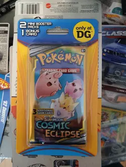 Pokemon Sun&Moon Cosmic Eclipse 2 Mini Booster Packs Factory Sealed - Image 1