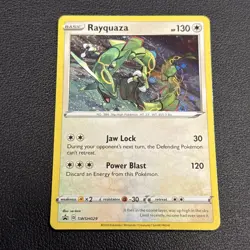 Pokemon TCG Rayquaza SWSH029 Black Star Promo Cosmos Holo NM/M - Image 1