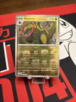 Pokemon TCG Haxorus Master Ball Pattern 072/086 Black Bolt SV11B Near Mint - Image 1