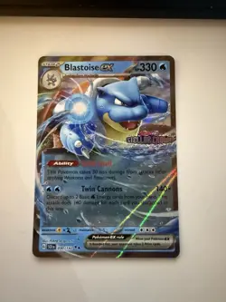 Pokemon - Blastoise ex (Stellar Crown Stamp) - 030/142 - Promo - Holo NM - Image 1