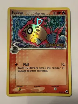 Pokemon TCG: 49/101 Feebas ex Dragon Frontiers Stamped Holo - Image 1