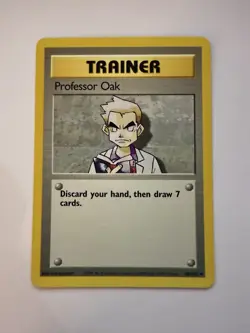 Pokemon TCG Professor Oak Base Set 88/102 Regular LP. - Image 1