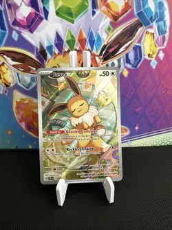Pokemon TCG. Eevee 173 SVP Black Star Promo Prismatic Evolutions (NEAR MINT) - Image 1