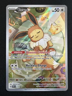Pokemon TCG. Eevee 173 SVP Black Star Promo Prismatic Evolutions (NEAR MINT) - Image 3
