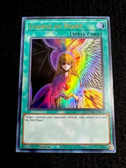 🔥YUGIOH • CHANGE OF HEART • ULTRA RARE • MAMA-EN078 • 1st EDITION • NM🔥 - Image 2