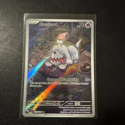 Pokemon TCG Greavard Illustration Rare Card 214/198 Scarlet & Violet Base Set - Image 1