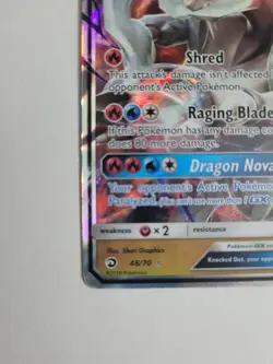 White Kyurem GX 48/70 - Ultra Rare Full Art - Dragon Majesty - Pokemon TCG Card - Image 4