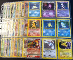 Lot of 90 ALL HOLO Vintage Pokemon Card Binder Collection - Image 1