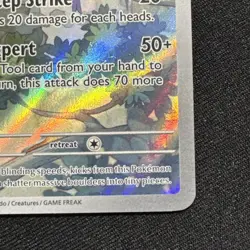 Pokemon TCG Mienshao Illustration Rare Card Paradox Rift 2023 200/182 NM - Image 4
