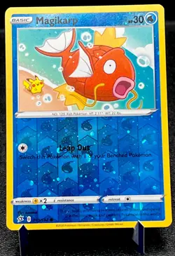 Magikarp 039/192 NM Cosmos Holo Awesome Swirl Pikachu Beach Art Pokemon Card! - Image 1