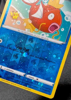 Magikarp 039/192 NM Cosmos Holo Awesome Swirl Pikachu Beach Art Pokemon Card! - Image 3