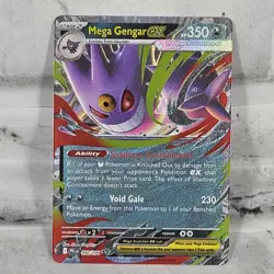 Pokemon Mega Gengar EX 056/094 card Battle Deck Set Phantasmal Flames PFL In Han - Image 1