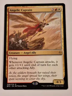 Angelic Captain - Battle for Zendikar - Magic the Gathering MTG Nice! - Image 1