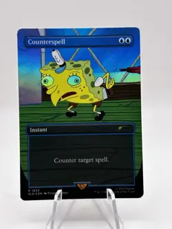 Counterspell 1933 Rainbow Foil Spongebob Secret lair Drop SLD MTG NM - Image 1
