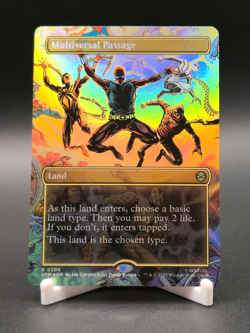 Multiversal Passage Magic The Gathering Spider-Man Borderless Rare Foil #206 - Image 1