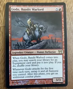 Godo, Bandit Warlord FOIL Champions of Kamigawa Rare LP - Image 1