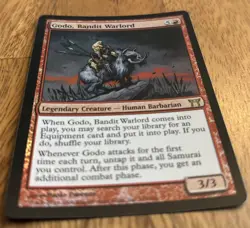 Godo, Bandit Warlord FOIL Champions of Kamigawa Rare LP - Image 2
