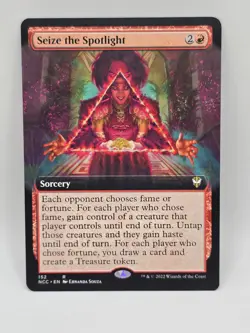 Seize the Spotlight (Extended Art) Commander: Streets of New Capenna Regular - Image 1