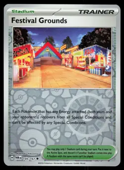 Festival Grounds 149/167 Reverse Holo Pokemon Twilight Masquerade LP - Image 1