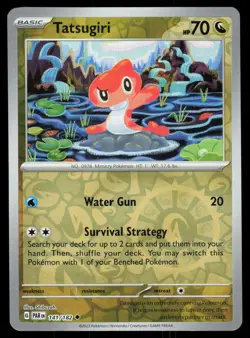 Tatsugiri 141/182 Reverse Holo Pokemon Paradox Rift LP - Image 1