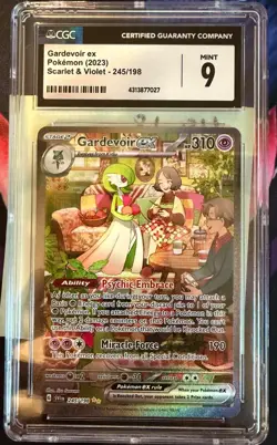 CGC 9 MINT Gardevoir ex 2023 Scarlet & Violet 245/198 SIR Pokemon Card - Image 1
