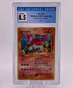 Pokemon TCG Ho-oh Neo Revelation 7/64 Holo Unlimited Holo Rare CGC NM/Mint+ 8.5 - Image 1