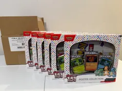 Pokemon TCG Scarlet & Violet - 151 Poster Collection Box SET of 6 (3 Packs each) - Image 1