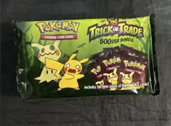 3 NEW Pokemon Trick or Trade Booster Bundle 50 Mini Packs 2023 LIMITED EDITION - Image 2