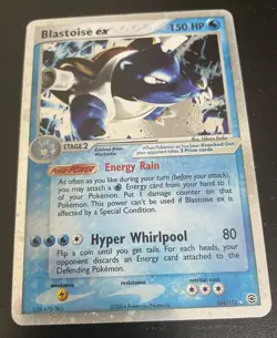 Pokemon 2004 Fire Red Leaf Green Blastoise EX 104/112 PSA NM (Read description) - Image 1