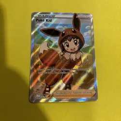 Poke Kid Trainer 70/72 Pokemon TCG Shining Fates Holo Ultra Rare Full Art NM/M - Image 1