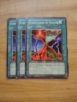 Yu-Gi-Oh - Convulsion Of Nature 3X - Full Playset - Image 1