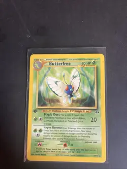 Pokemon Cards: Neo Discovery 1st Edition Rare: Butterfree 19/75 - Image 1