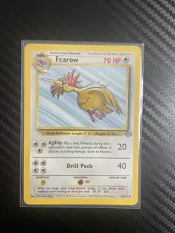 Fearow Jungle 62/64 Unlimited Pokemon Card Near Mint/Mint Condition - Image 1