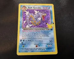 Dark Gyarados 8/82 Celebrations Classic Collection Holo Pokemon Card MP - Image 1