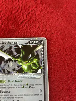 Rocket's Scyther ex 102/109 Team Rocket Returns Holo 2004 Pokemon Card Played - Image 2