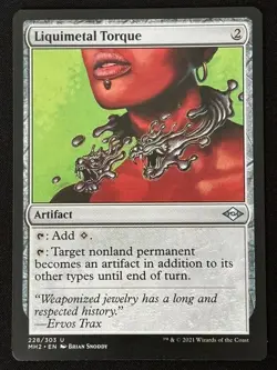1x MTG Liquimetal Torque - Modern Horizons 2 (MH2) #228 - Magic the Gathering - Image 1