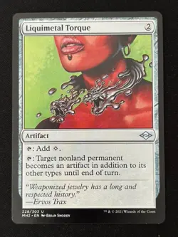 1x MTG Liquimetal Torque - Modern Horizons 2 (MH2) #228 - Magic the Gathering - Image 3